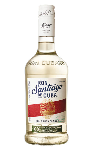 Ron Santiago de Cuba Carta Blanca 0.7L, Alc.: 38%